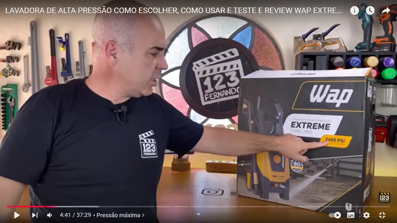 LAVADORA DE ALTA PRESSÃO COMO ESCOLHER, COMO USAR E TESTE E REVIEW WAP EXTREME TURBO 2800