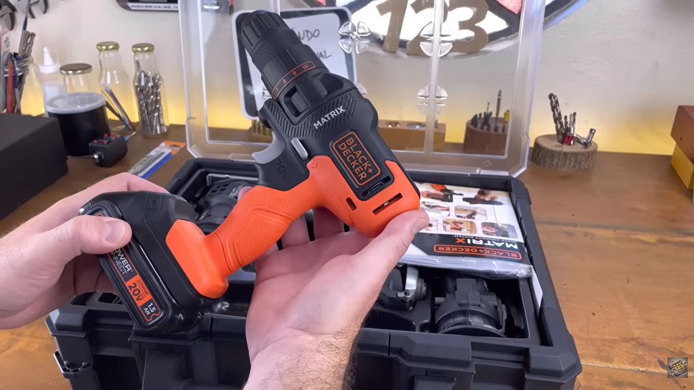 BLACK&DECKER MATRIX 6 EM 1 KIT COM 6 FERRAMENTAS COMBINADAS 20V QUICK CONNECT MTX20K6A